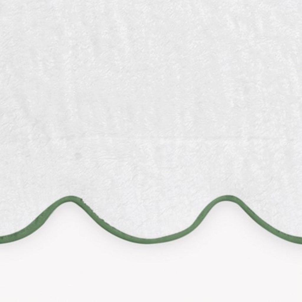 Matouk Cairo Scallop Bath Towels (Palm) | 5★ High End Bath Towels ...