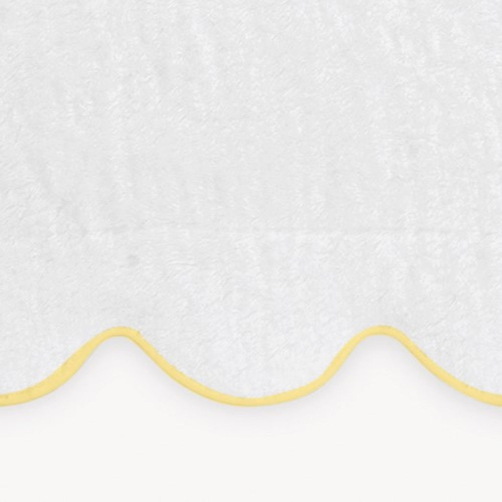 Silo Image of Matouk Cairo Scallop Bath Towels in Color Yellow