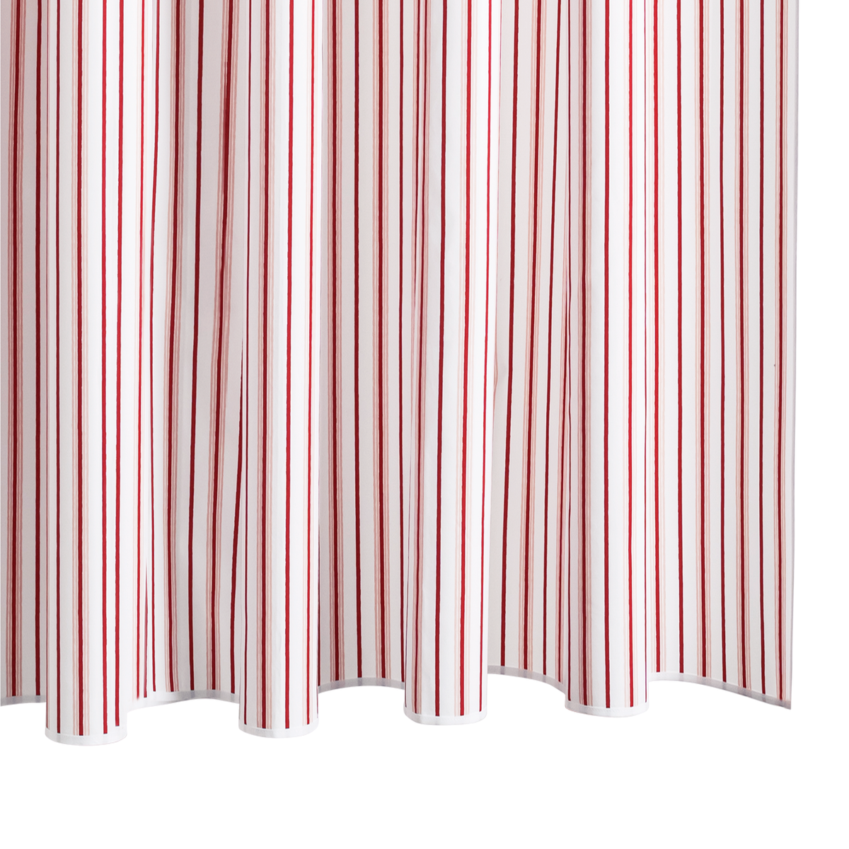 Red Berry Matouk Calypso Shower Curtains in the Egyptian cotton percale fabric