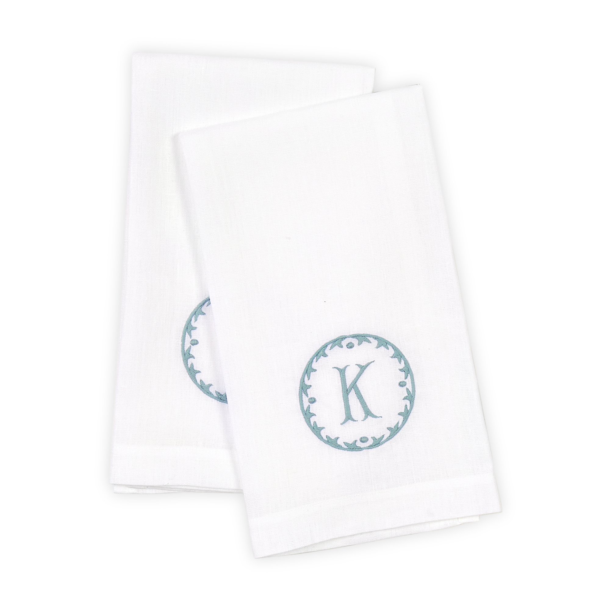Letter K Matouk Carta Guest Towels
