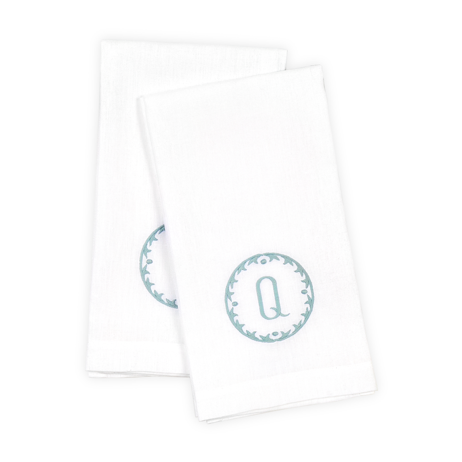 Letter Q Matouk Carta Guest Towels