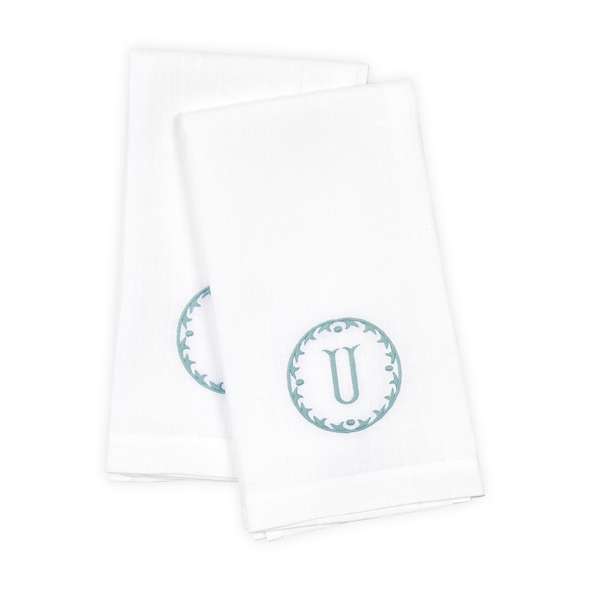 Letter U Matouk Carta Guest Towels
