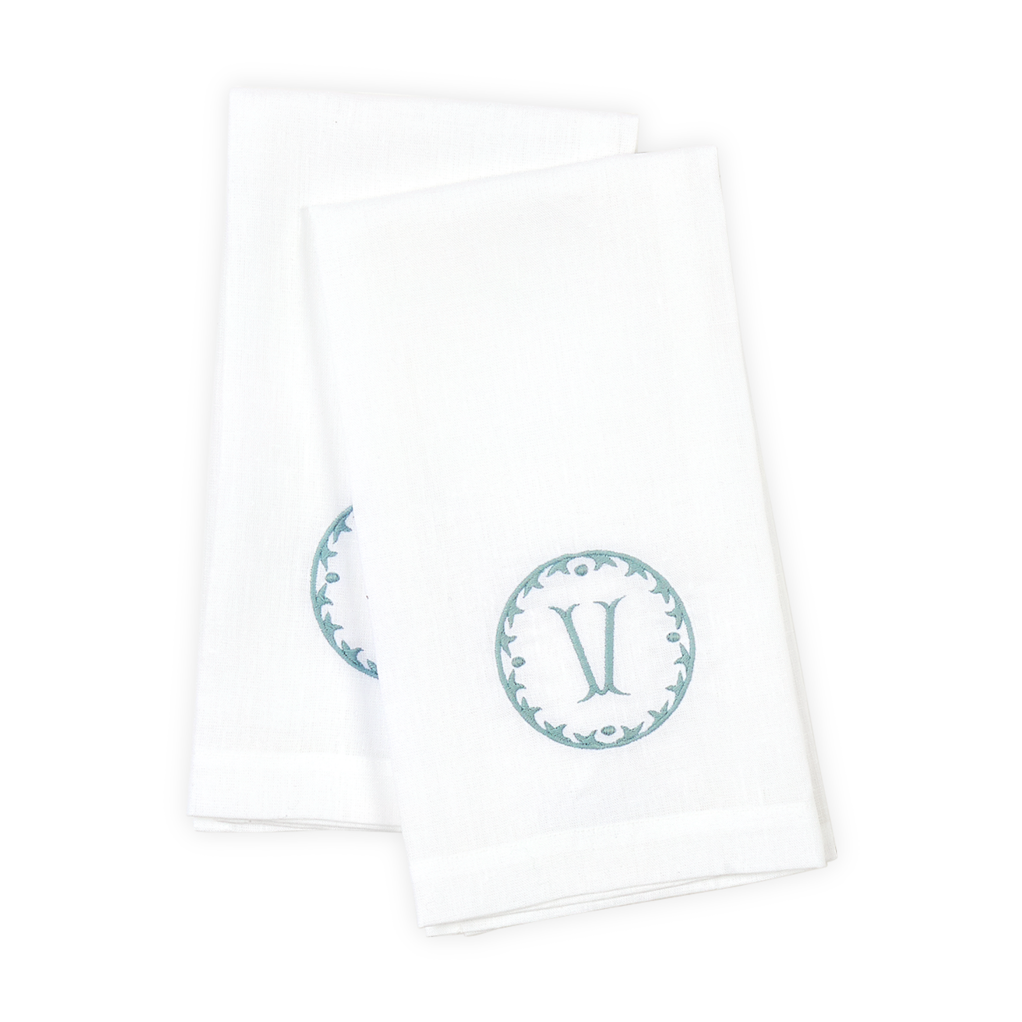 Letter V Matouk Carta Guest Towels