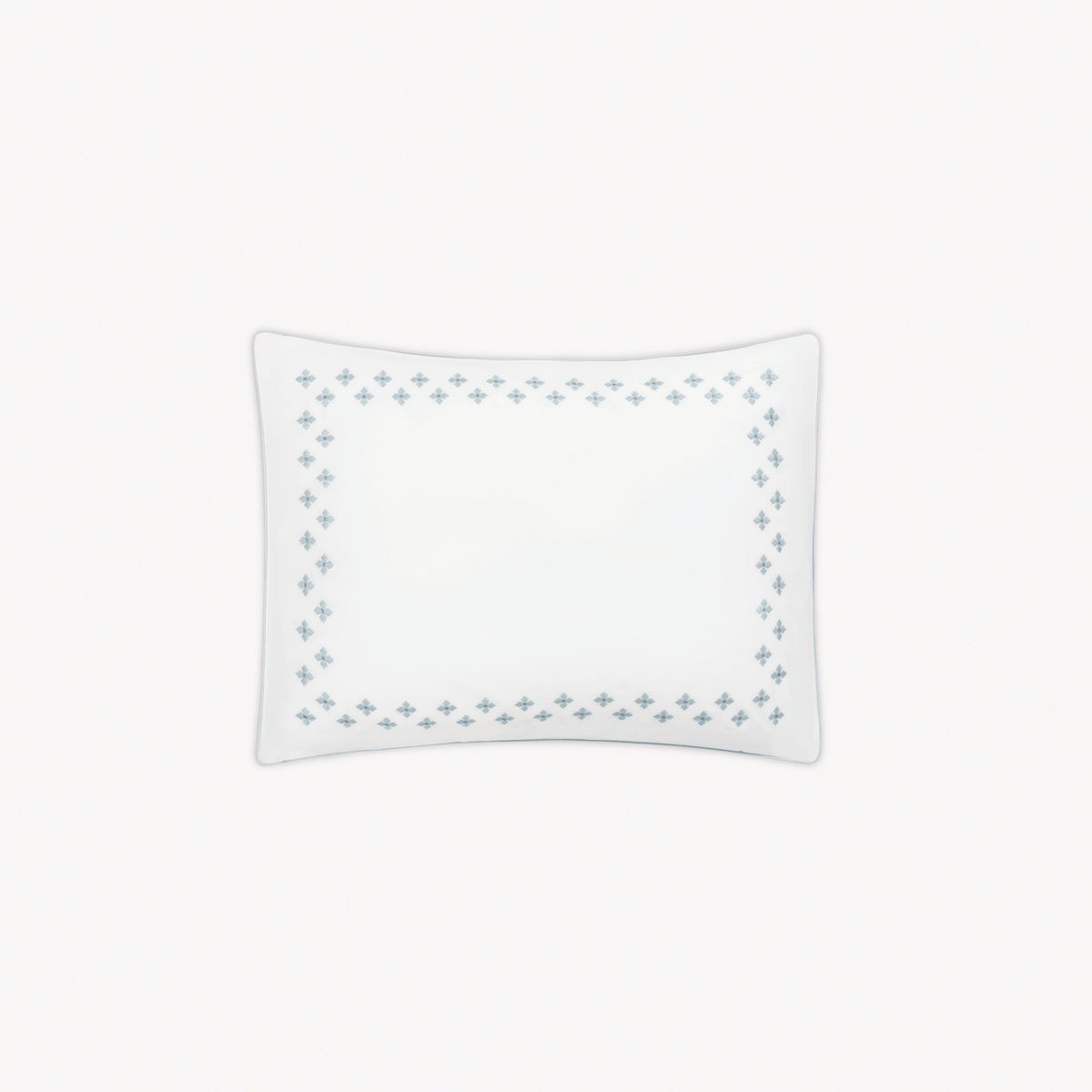 Boudoir Sham Silo of Matouk Casablanca Bedding in Pool color