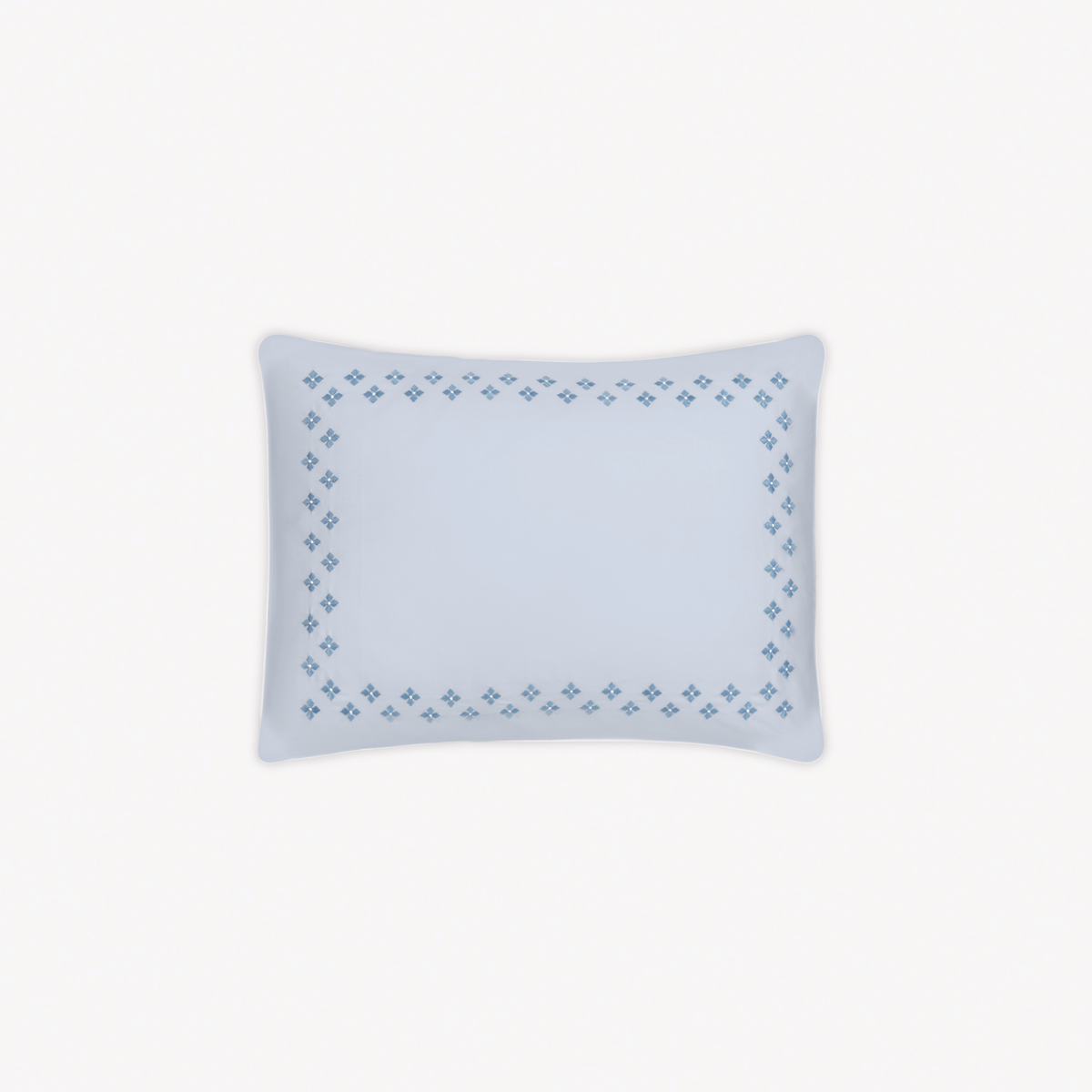 Boudoir Sham Silo of Matouk Casablanca Bedding in Sky Blue color