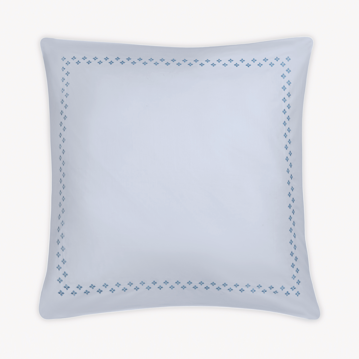 Euro Sham Silo of Matouk Casablanca Bedding in Sky Blue color