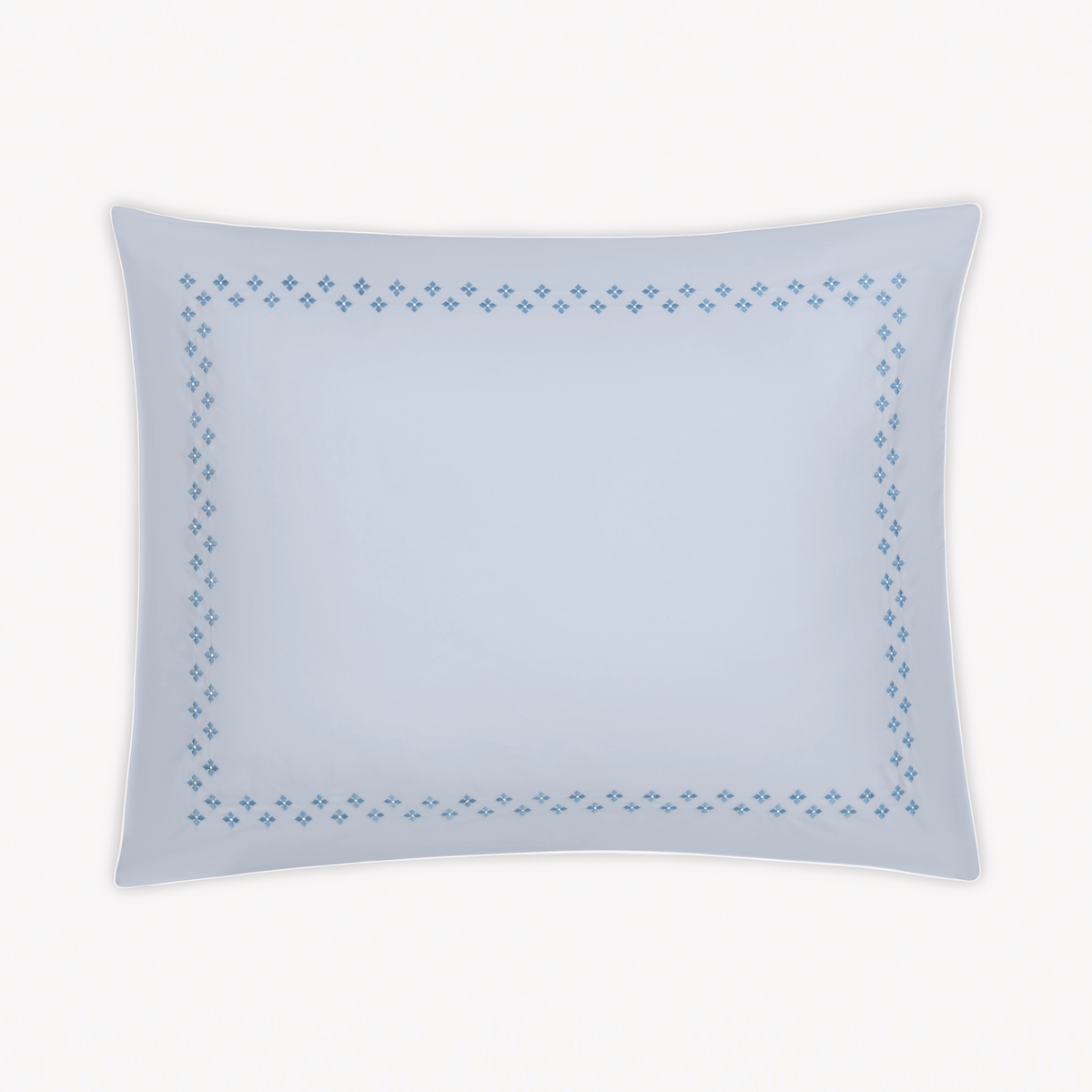 Sham Silo of Matouk Casablanca Bedding in Sky Blue color