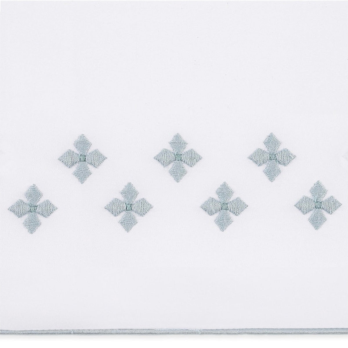 Swatch Sample of Matouk Casablanca Bedding in Pool color