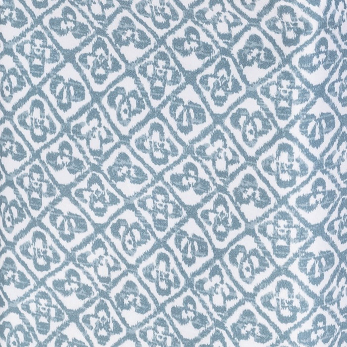 Swatch Sample of Matouk Catarina Tissue Box Cover in Color Hazy Blue