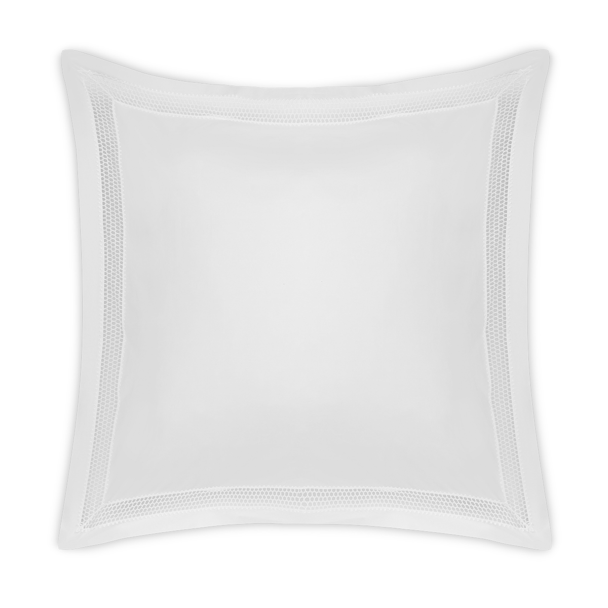 Clear Image of Matouk Cecily Euro Sham in White Color