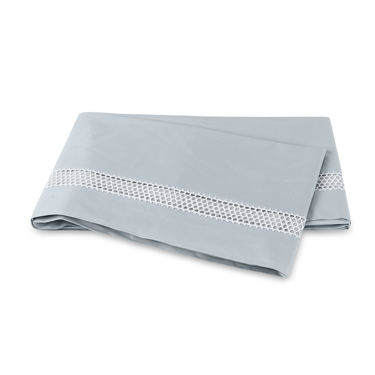 Clear Image of Matouk Cecily Flat Sheet in Pool Color