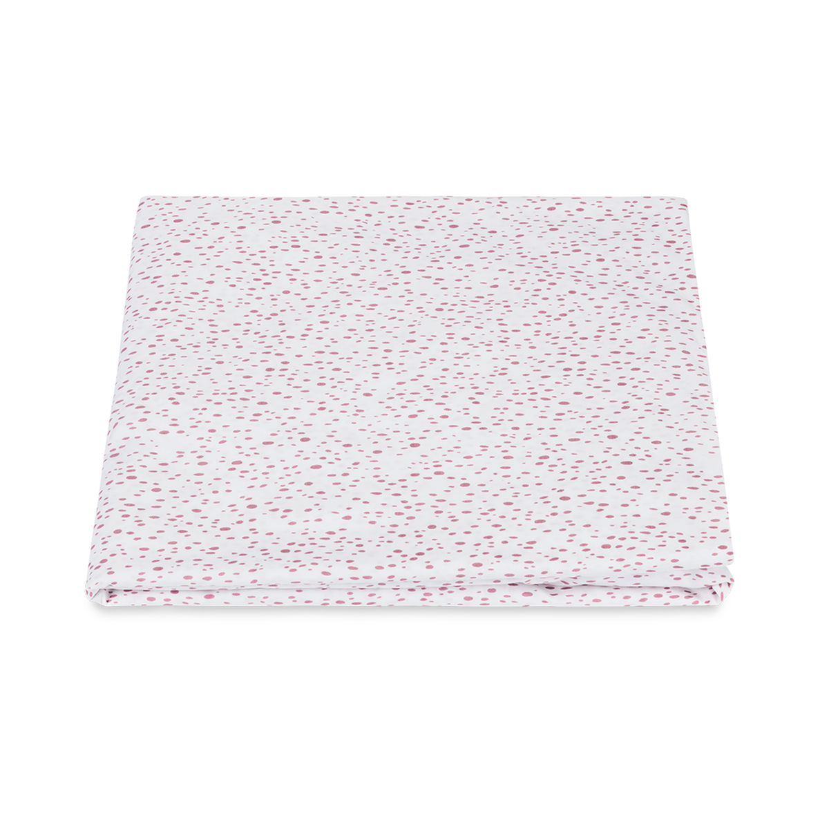 Folded Fitted Sheet of Matouk Celine Bedding in Pink Color