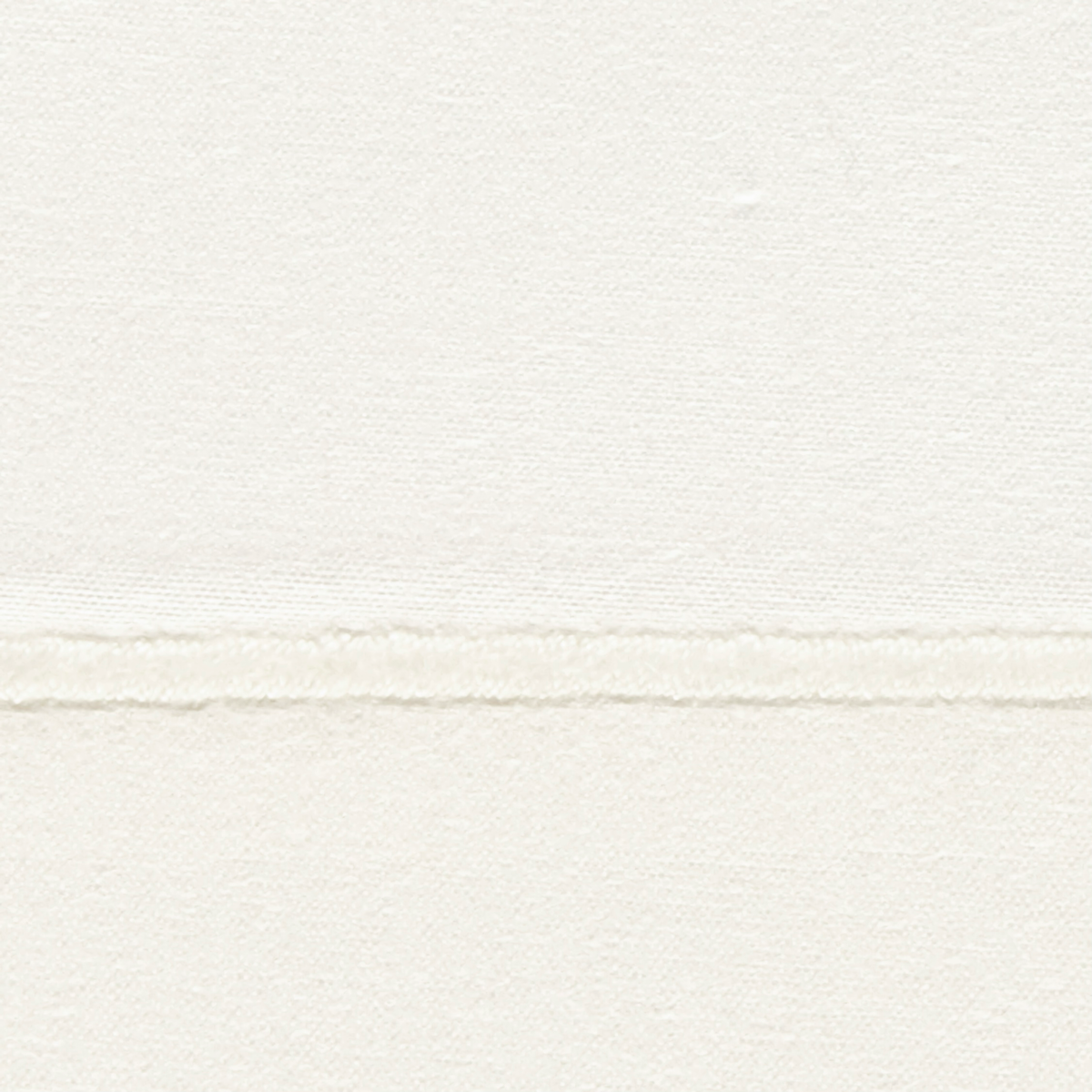 Swatch Sample of Bone Color Matouk Ceylon Satin Stitch Bedding