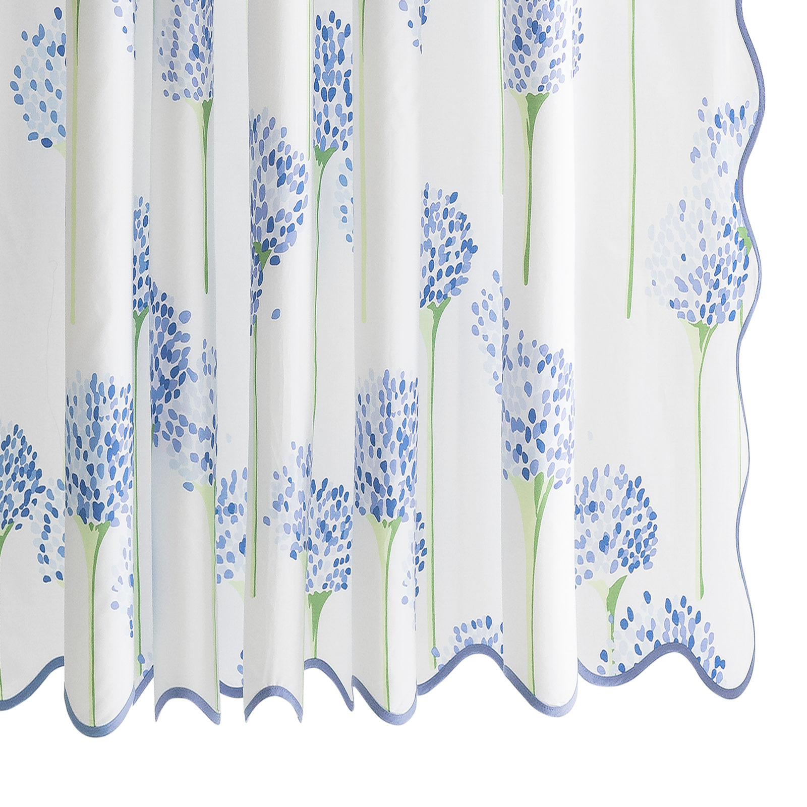 Matouk Charlotte Shower Curtain in Azure