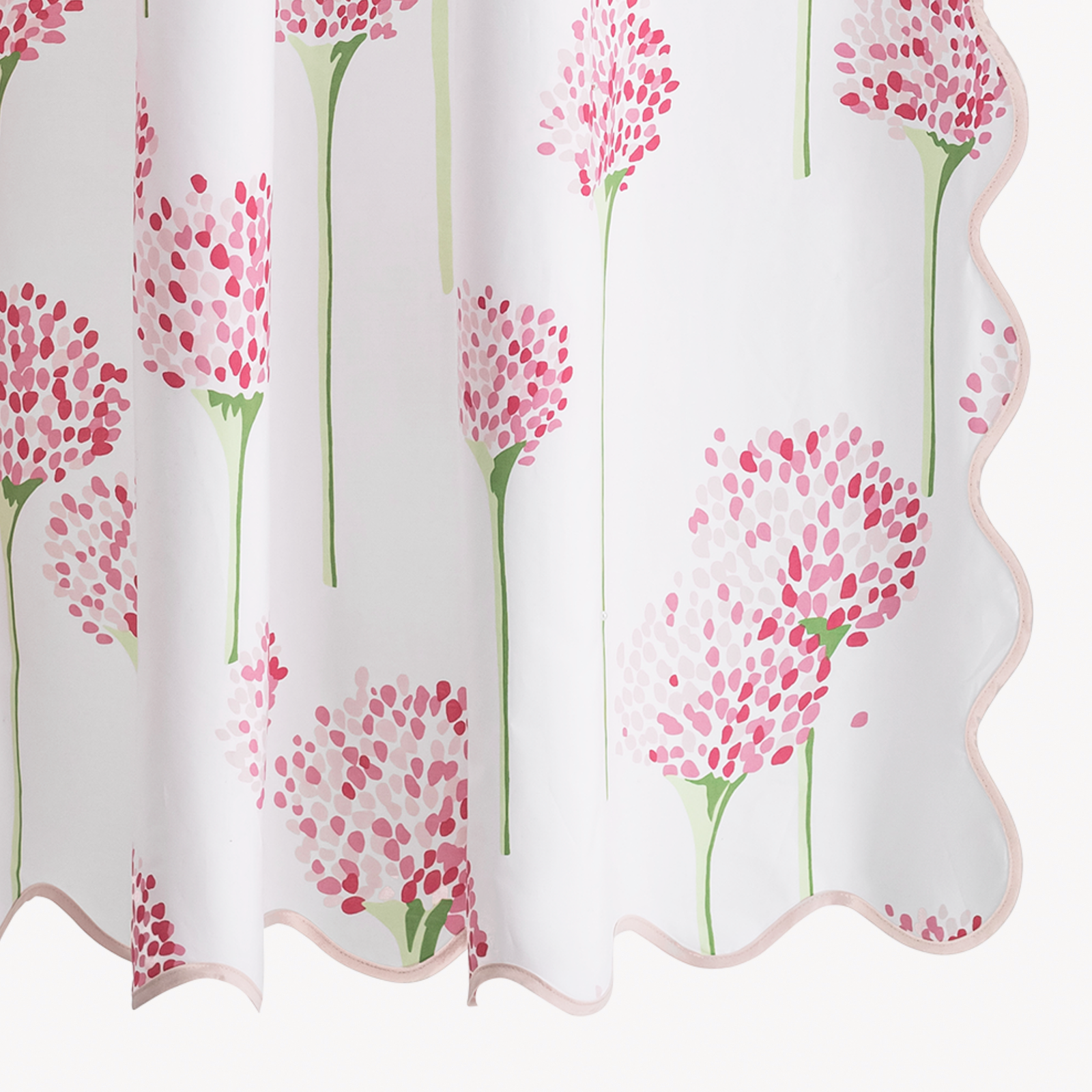 Silo of Matouk Charlotte Shower Curtain in Peony Color