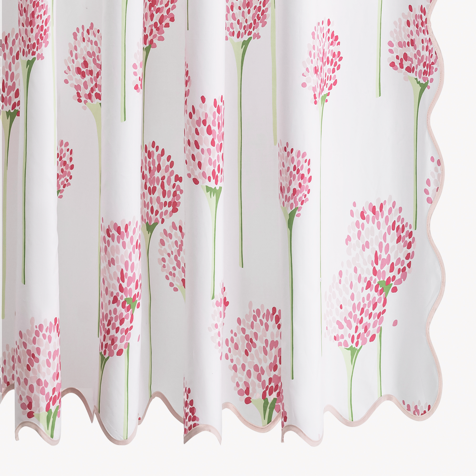 Silo of Matouk Charlotte Shower Curtain in Peony Color