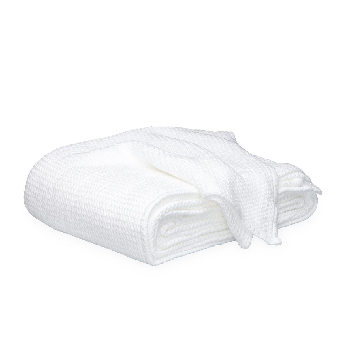 Clear Image of Matouk Chatham Blanket in White Color