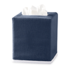 Matouk Chelsea Linen Tissue Box Cover - Navy featured image