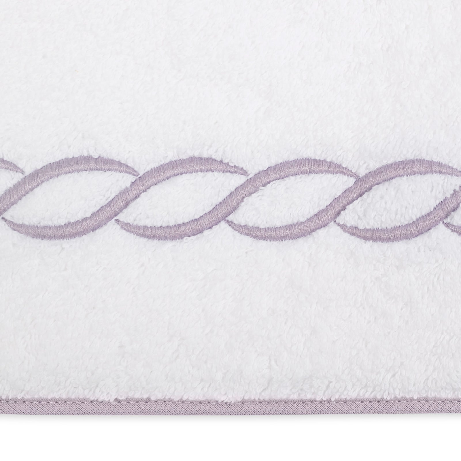 Matouk Classic Chain Bath Towels in Lilac