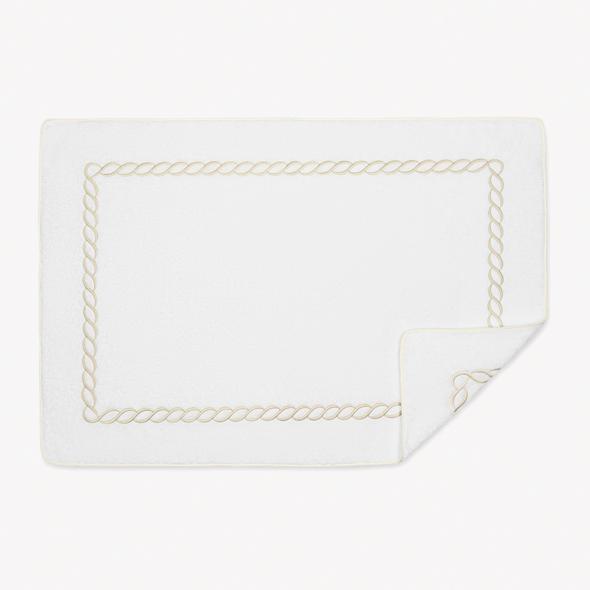 Matouk Classic Chain Bath Tubmat in Ivory