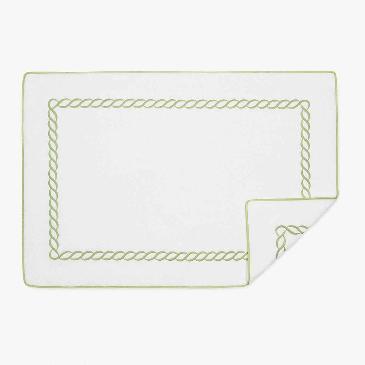 Matouk Classic Chain Bath Tubmat in Spring Green