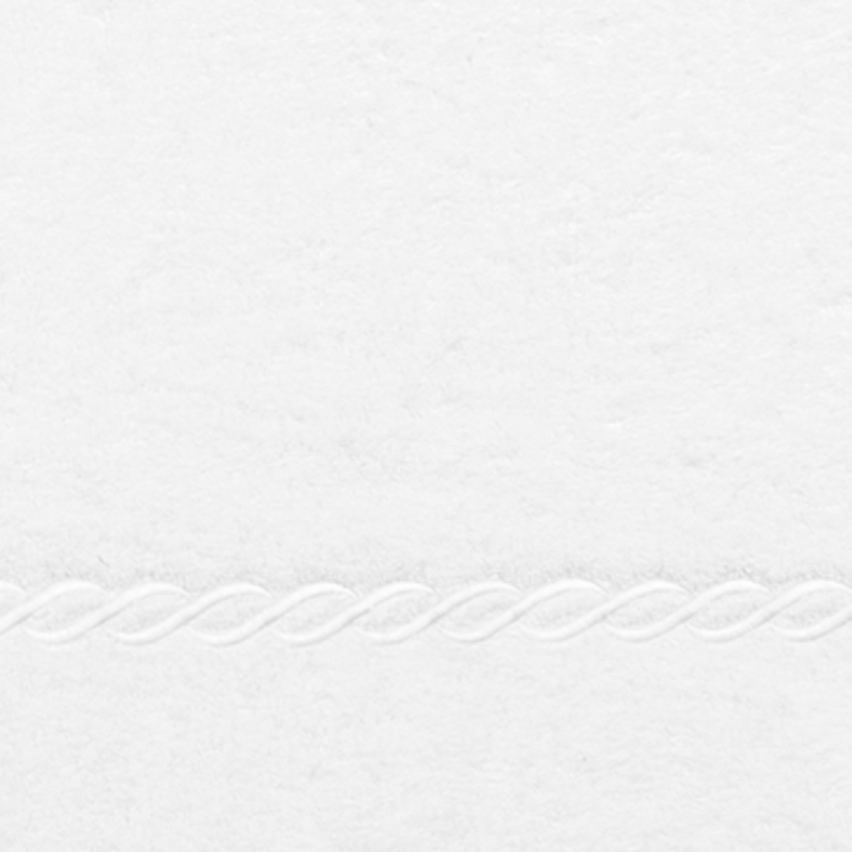Fabric Closeup of Matouk Classic Chain Bath White Color