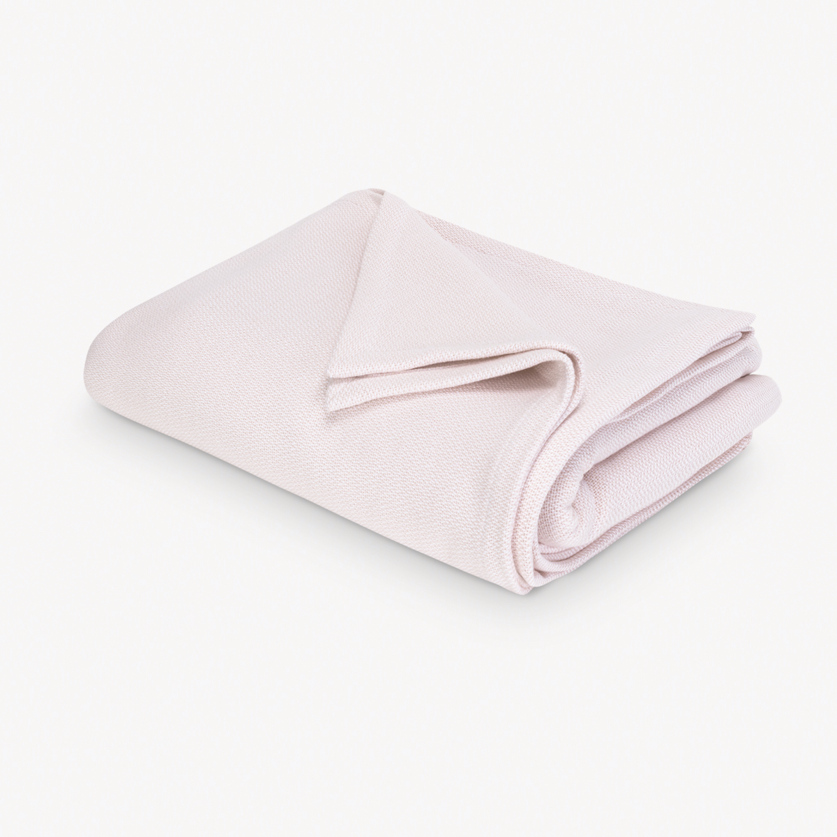 Folded Matouk Costa Mesa Blanket in Pink