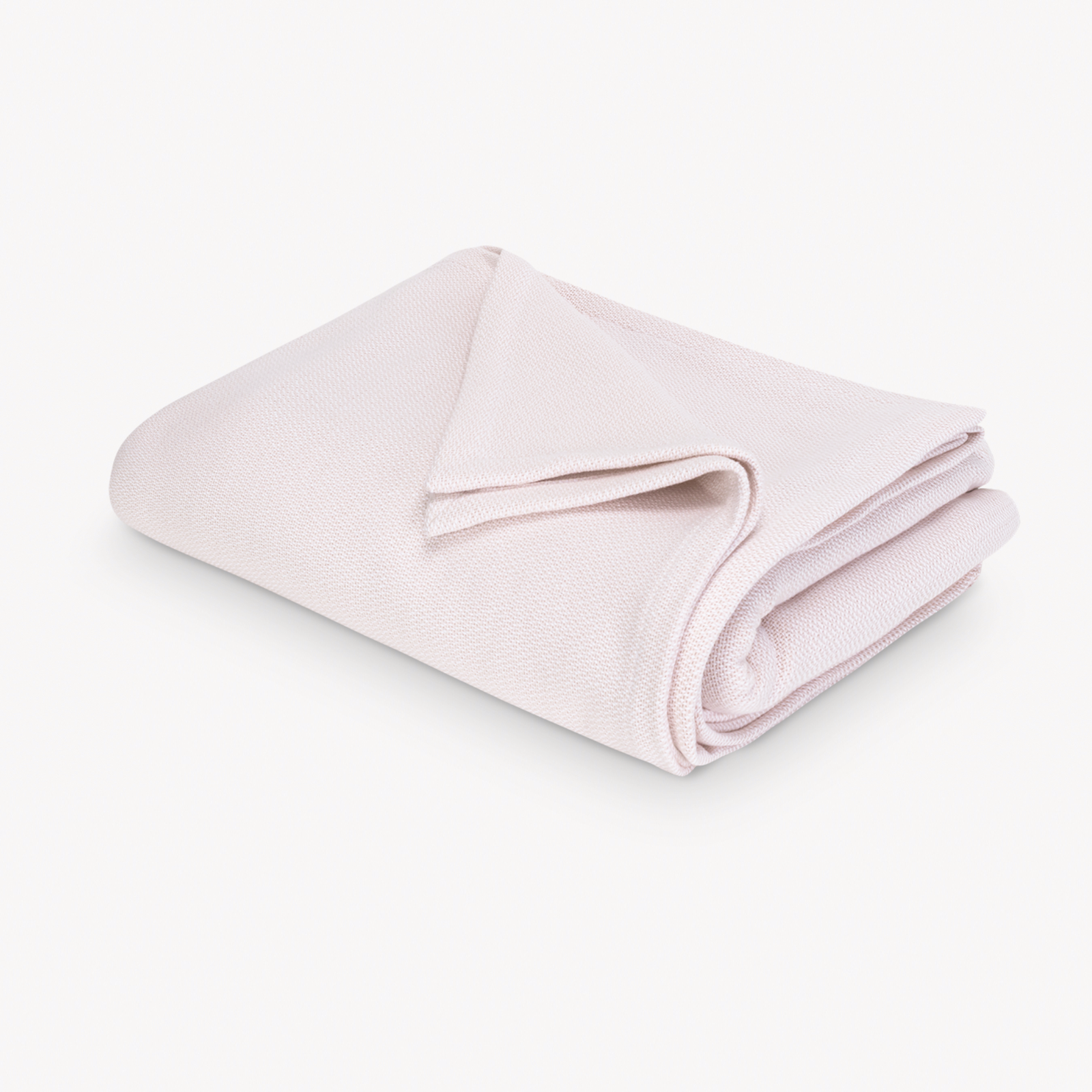 Folded Matouk Costa Mesa Blanket in Pink