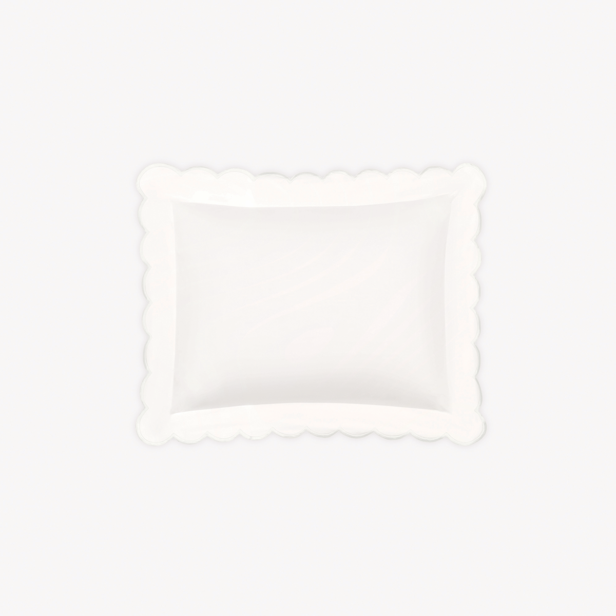 Boudoir Sham of Matouk Dakota Bedding in Bone and Bone color