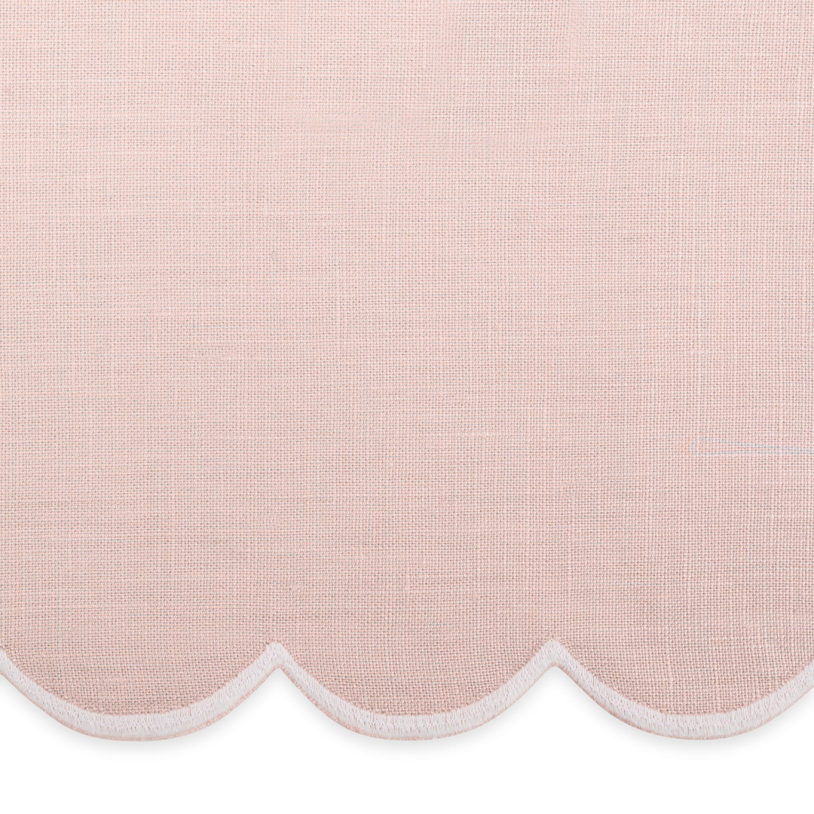 Napkins of Matouk Dakota Table Linens in Pink and White