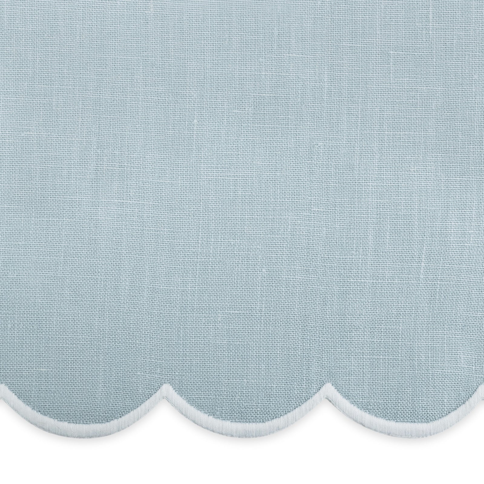 Napkins of Matouk Dakota Table Linens in Sky and White