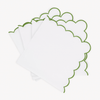 Matouk Dakota Table Linens - White/Grass featured image