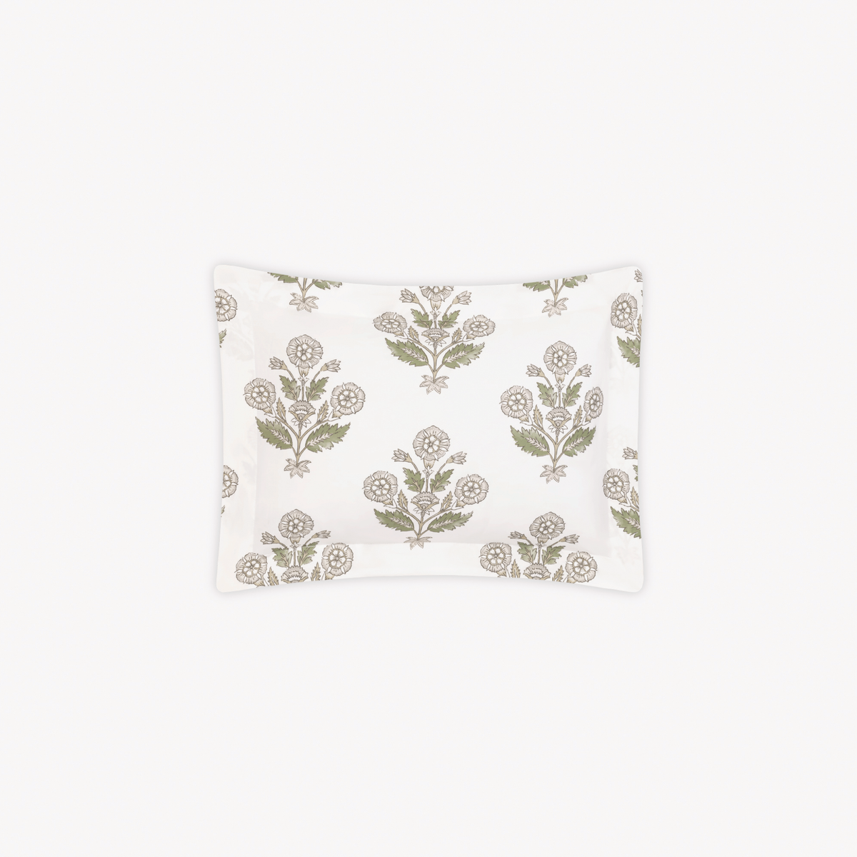 Boudoir Sham of Matouk Schumacher Dalila Bedding in Pebble Style