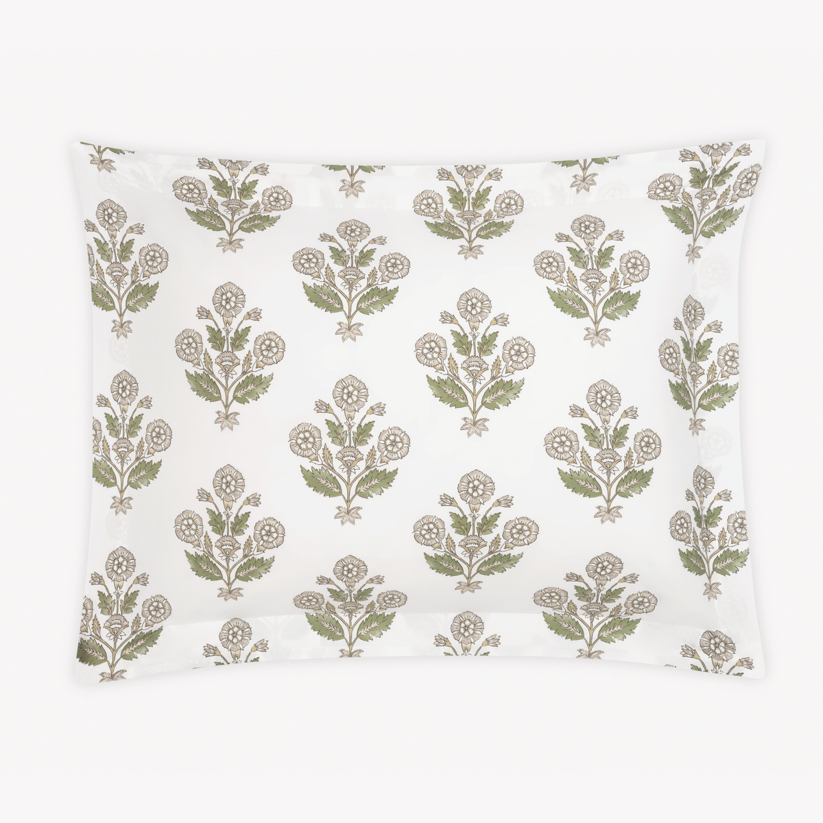 Sham Silo of Matouk Schumacher Dalila Bedding in Pebble Style