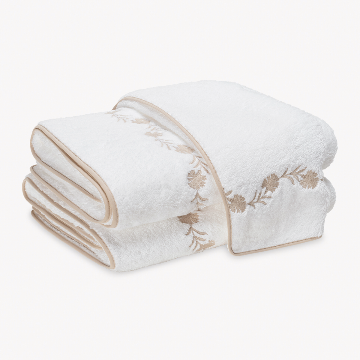 Matouk Daphne Bath Towels in Dune