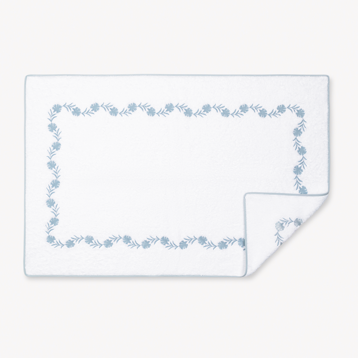 Matouk Daphne Bath Tubmat in Hazy Blue