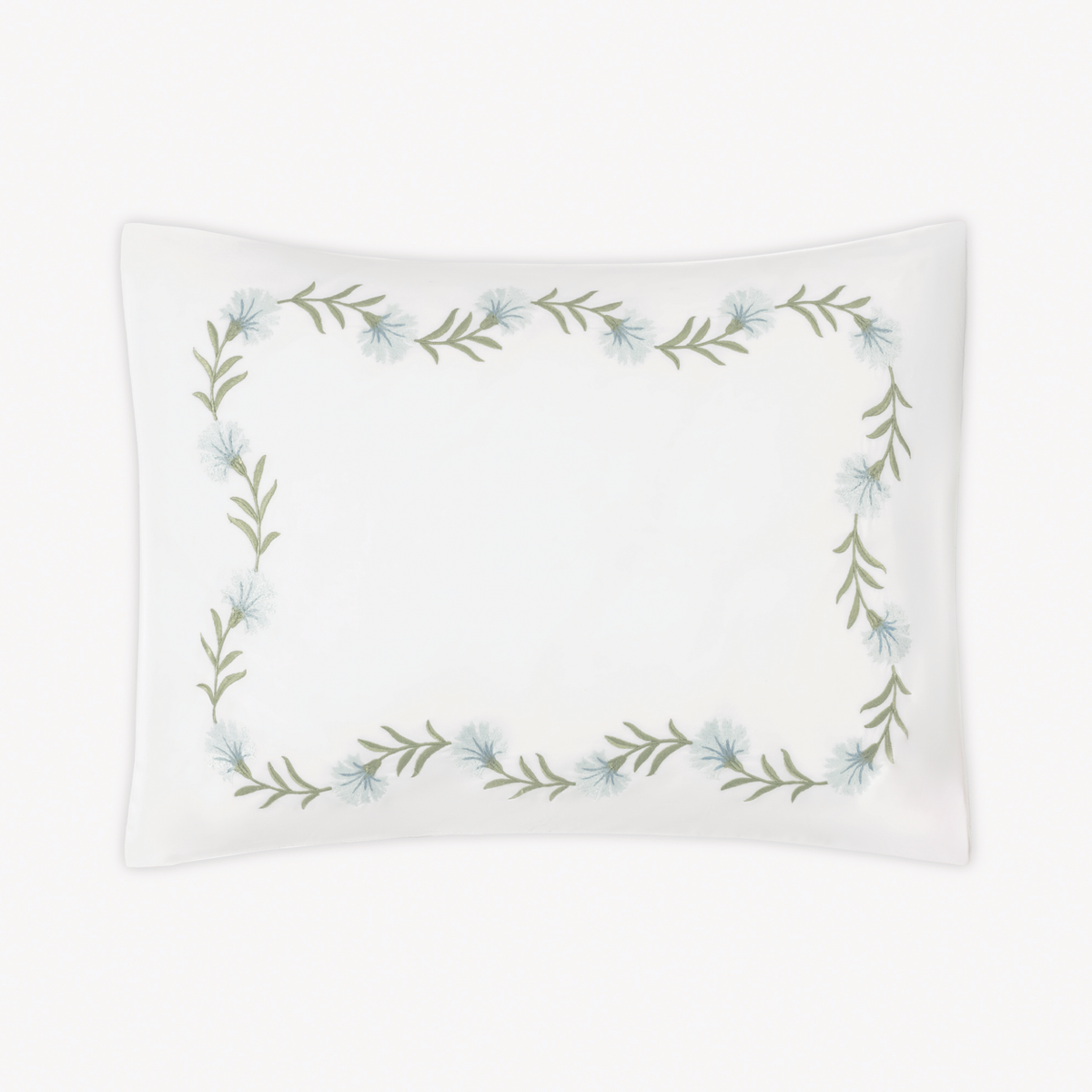 Boudoir Sham of Matouk Daphne Bedding Collection in Bluebell color