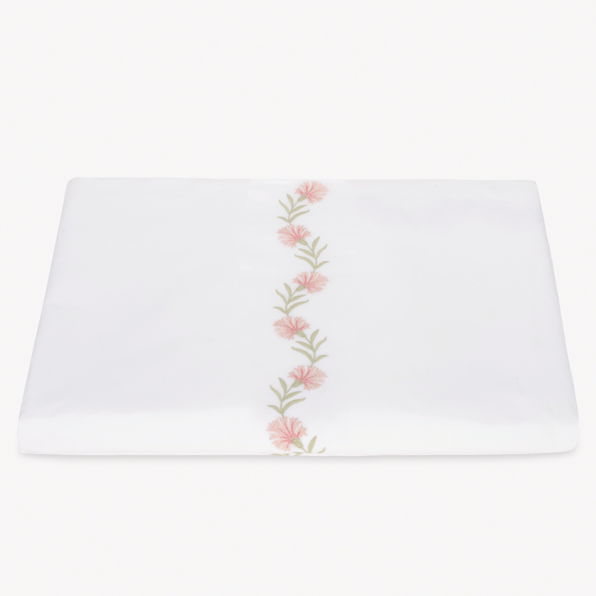 Folded Duvet Cover of Peony Matouk Daphne Bedding