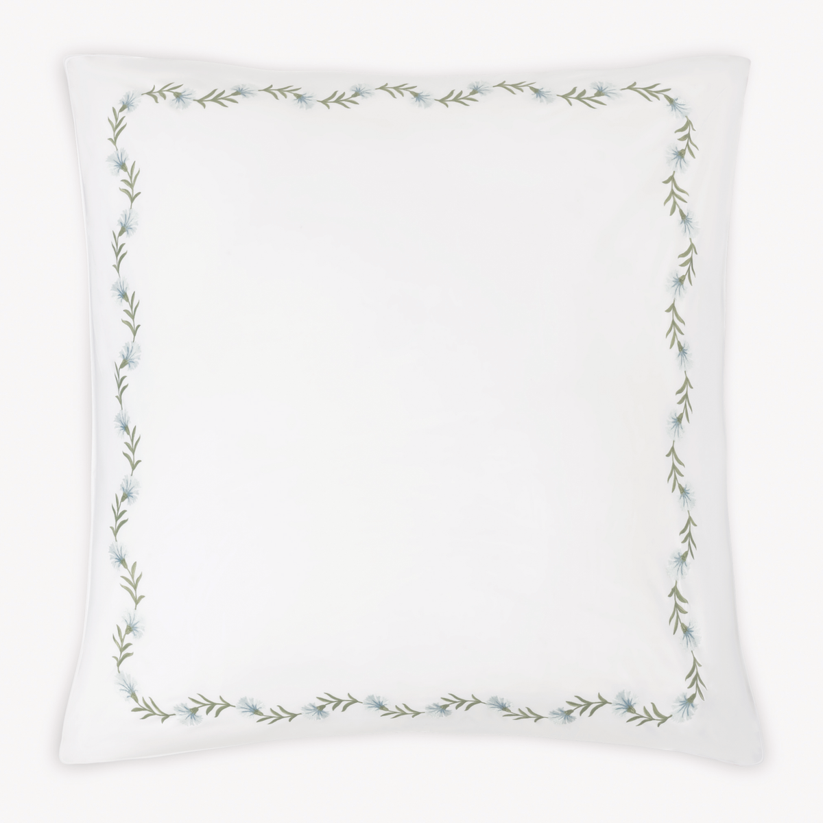 Euro Sham of Matouk Daphne Bedding Collection in Bluebell color