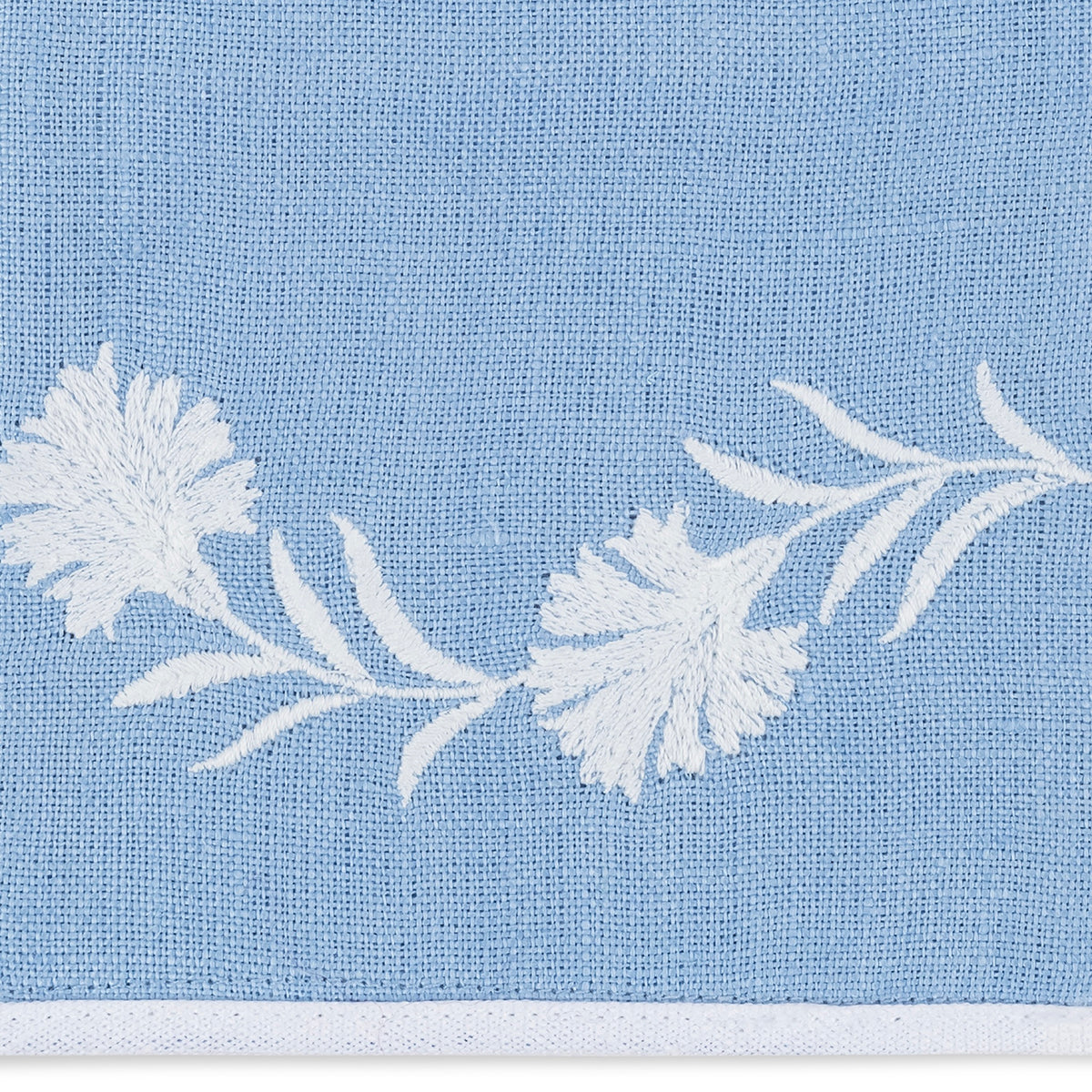 Pattern of Matouk Daphne Guest Towels in Azure and White