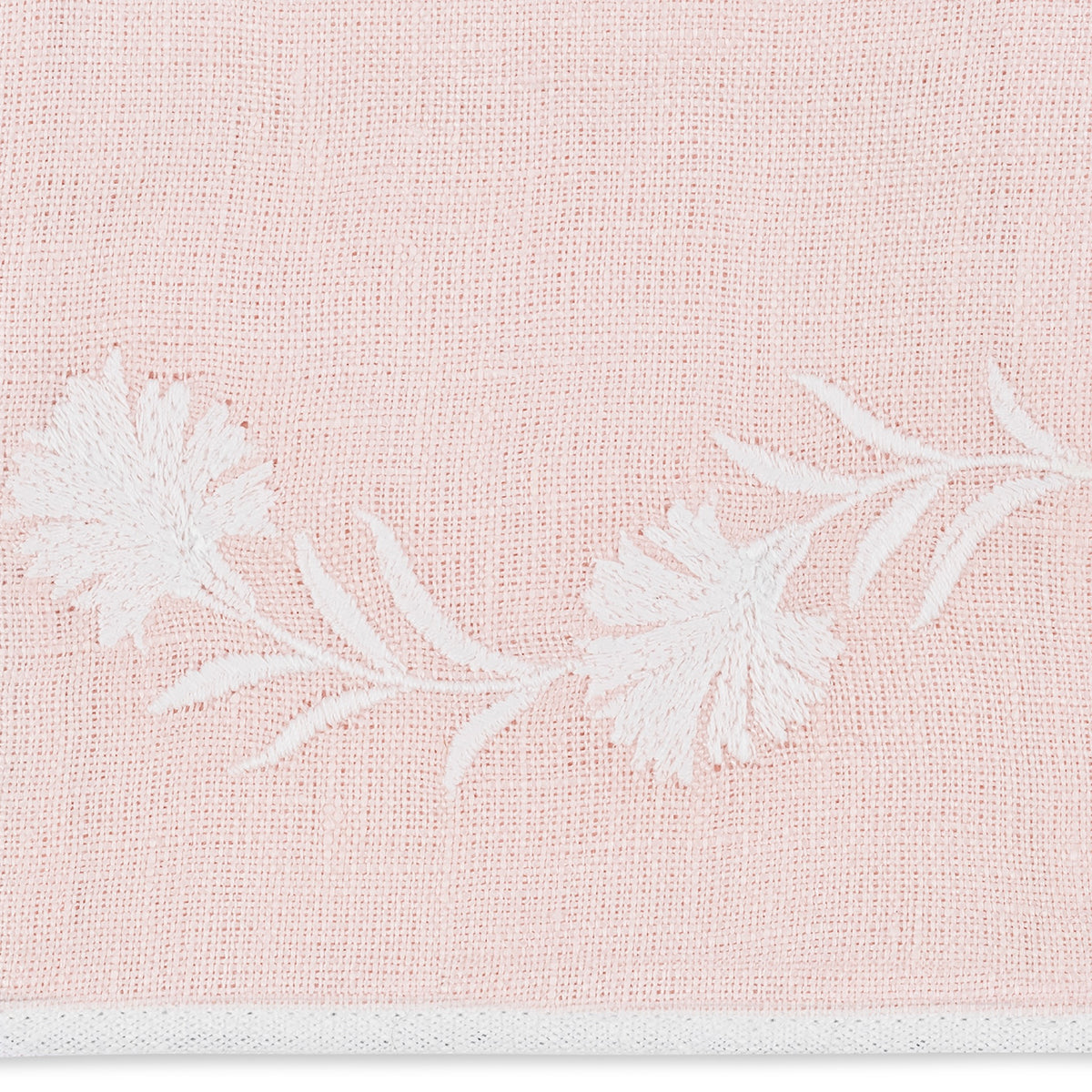 Pattern of Matouk Daphne Guest Towels in Pink and White