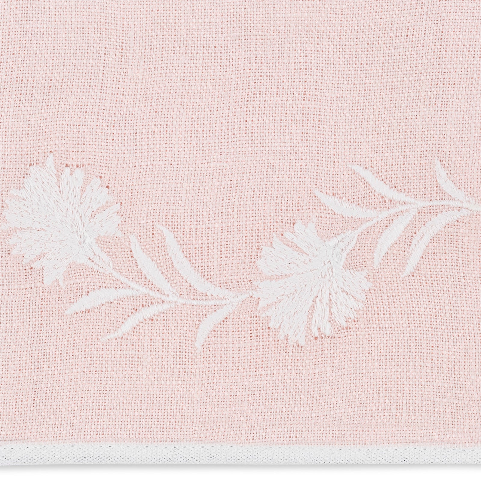 Matouk Daphne Guest Towels in Pink and White