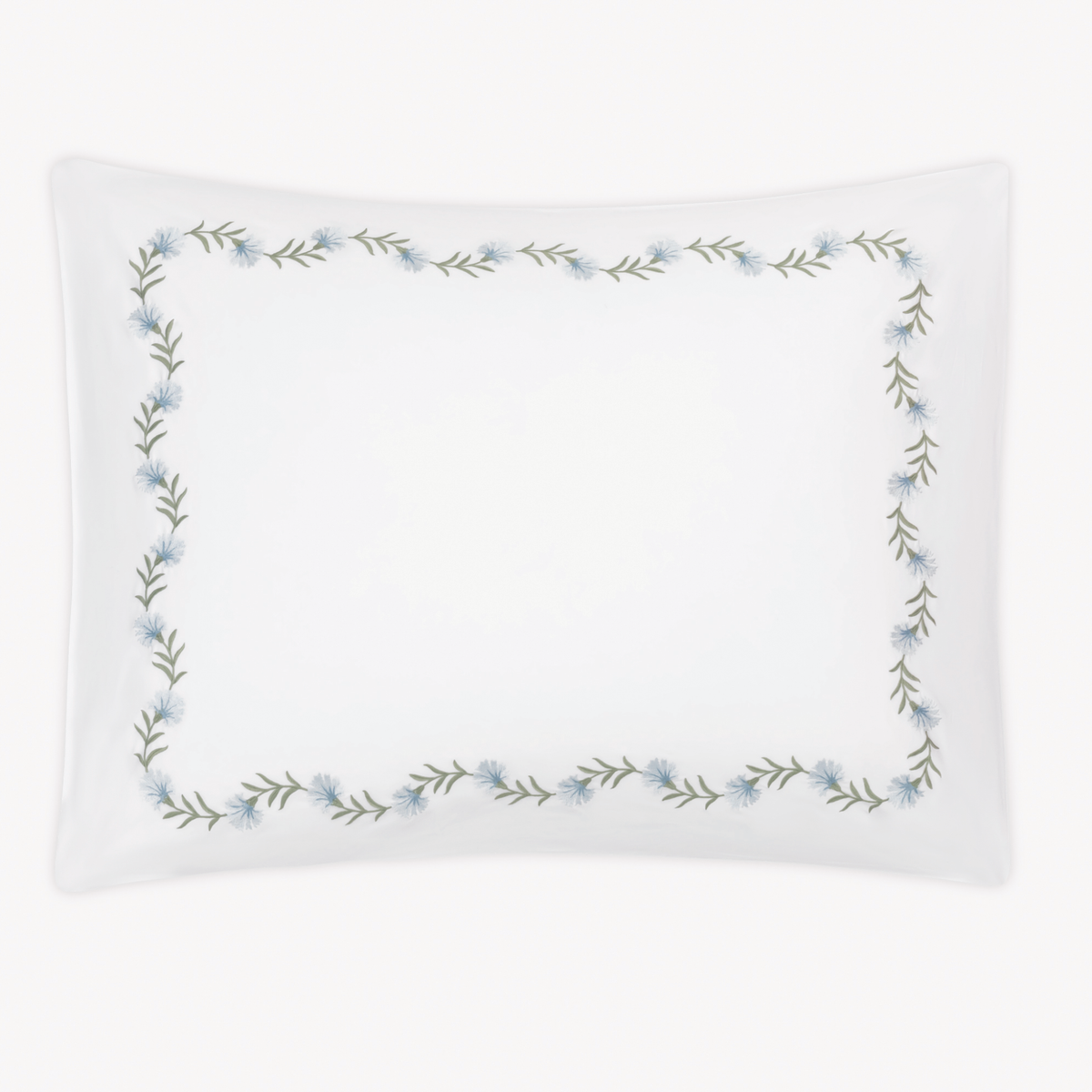 Sham Silo of Matouk Daphne Bedding Collection in Bluebell color