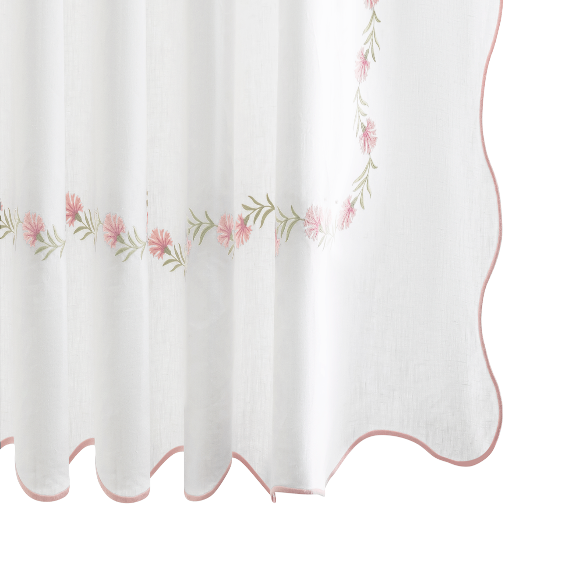 Matouk Daphne Shower Curtain in Push