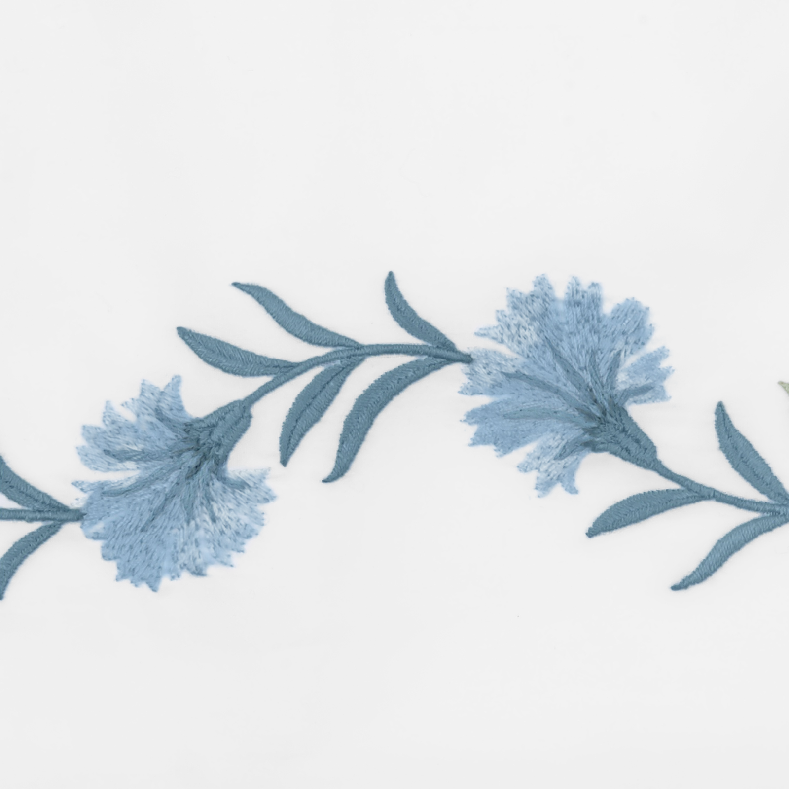 Matouk Daphne Shower Curtain in Aqua