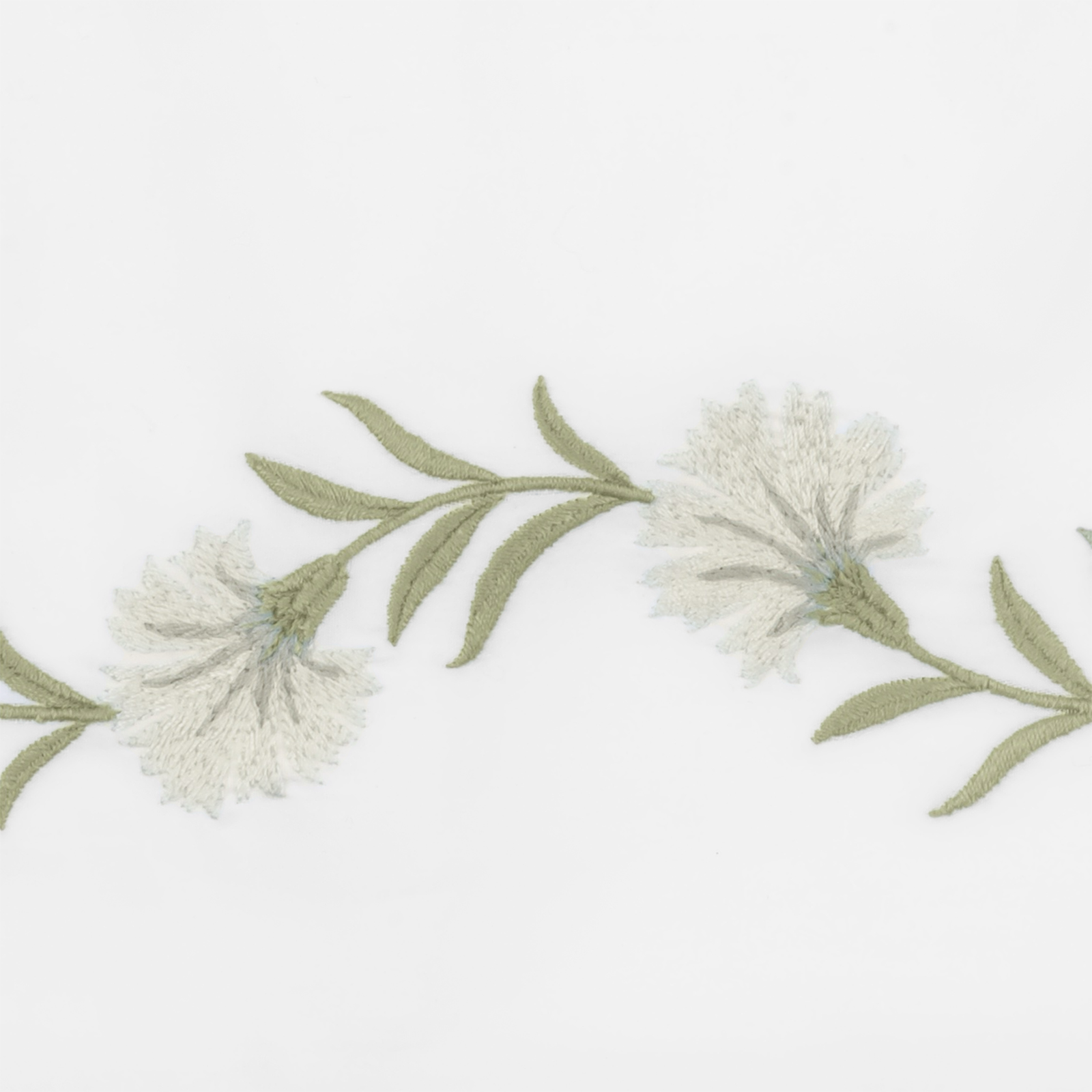 Matouk Daphne Shower Curtain in Sterling