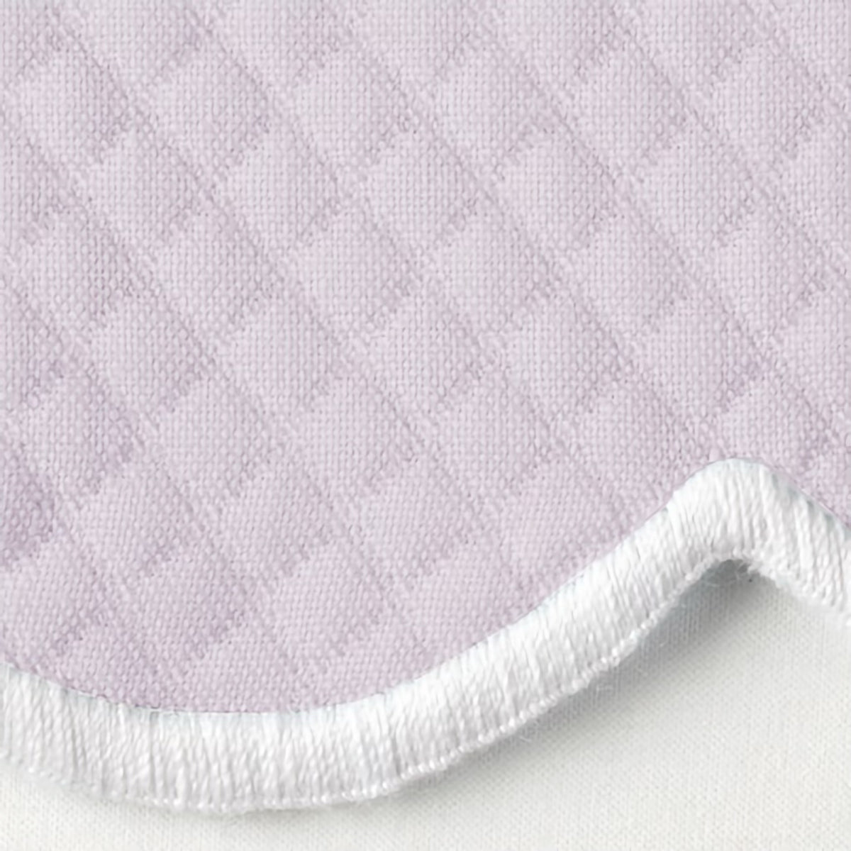 Swatch Sample of Matouk Diamond Pique Bedding in Violet color