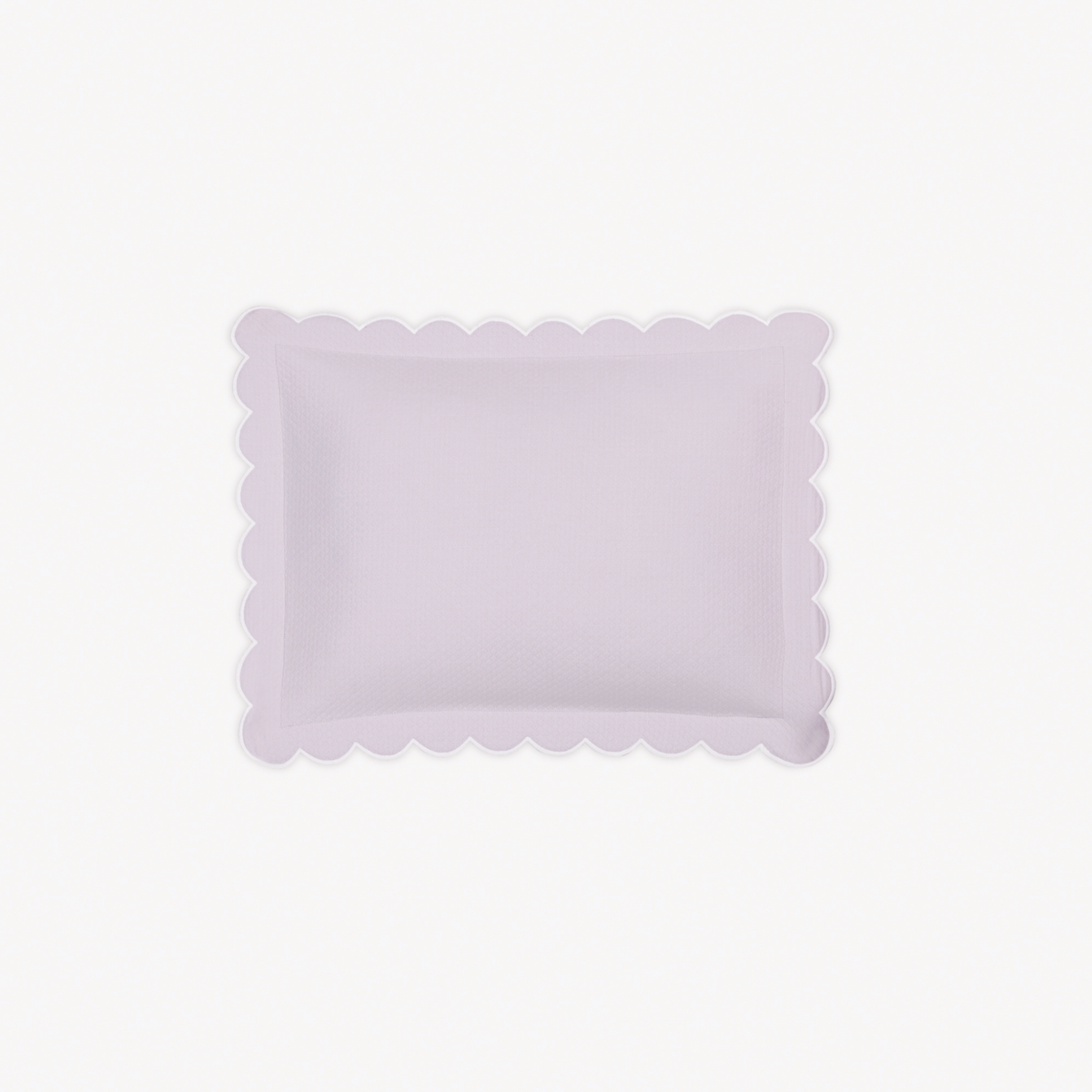 Boudoir Sham of Matouk Diamond Pique Bedding in Violet color
