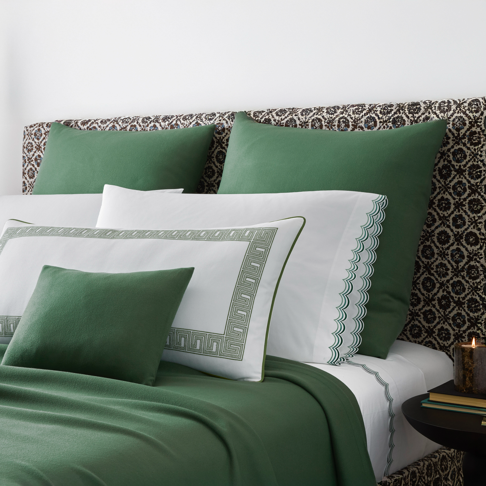 Matouk Dream Modal Bedding in Ivy