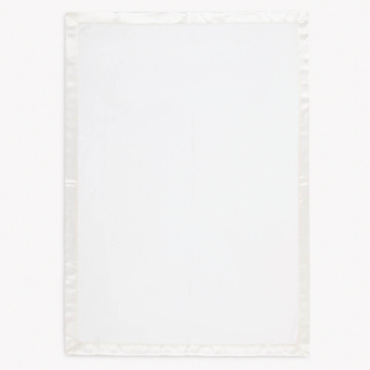 White Matouk Dream Modal Little Blanket laid flat against a white background